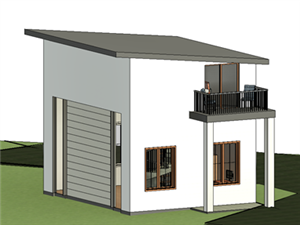 Design for a she shed by an Engineering Academy student